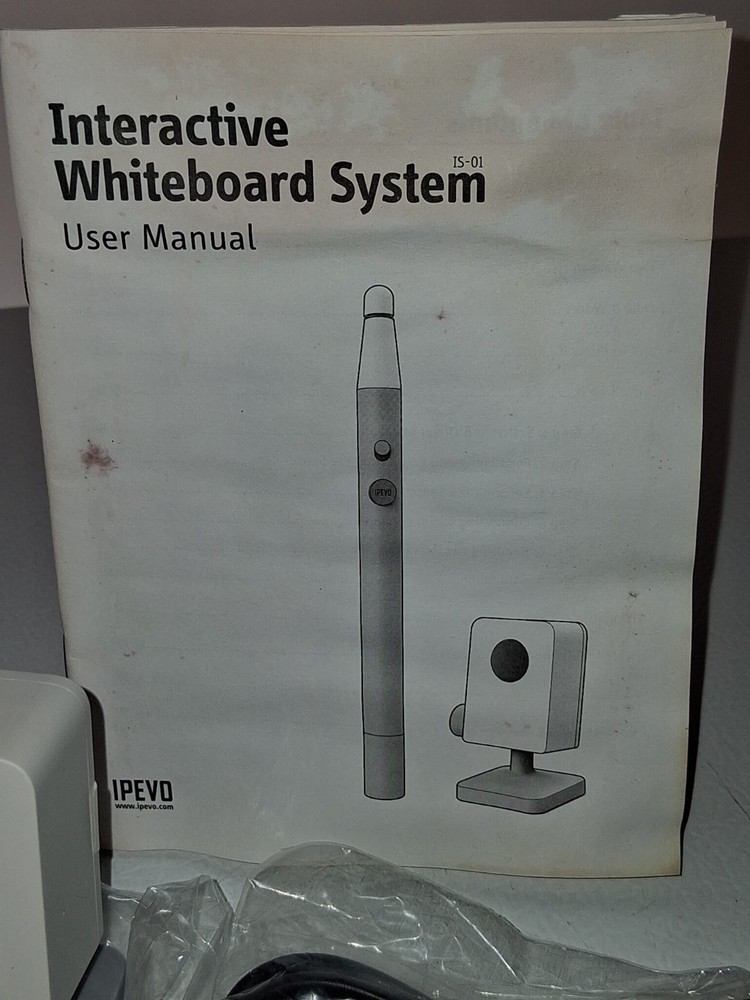 IPEVO INTERACTIVE WHITEBOARD SYSTEM DRAW-ANNOTATE, AND INTERACT, NEVER BEEN USED