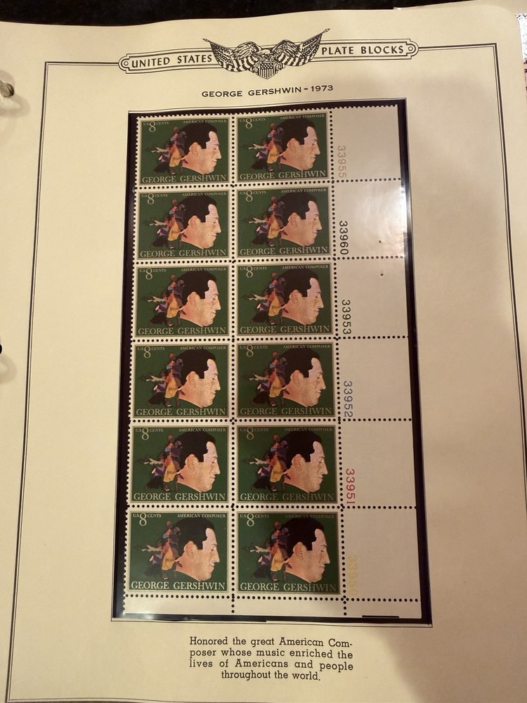 Minkus Publications American Plate Block Album Volume V 1971 to Present