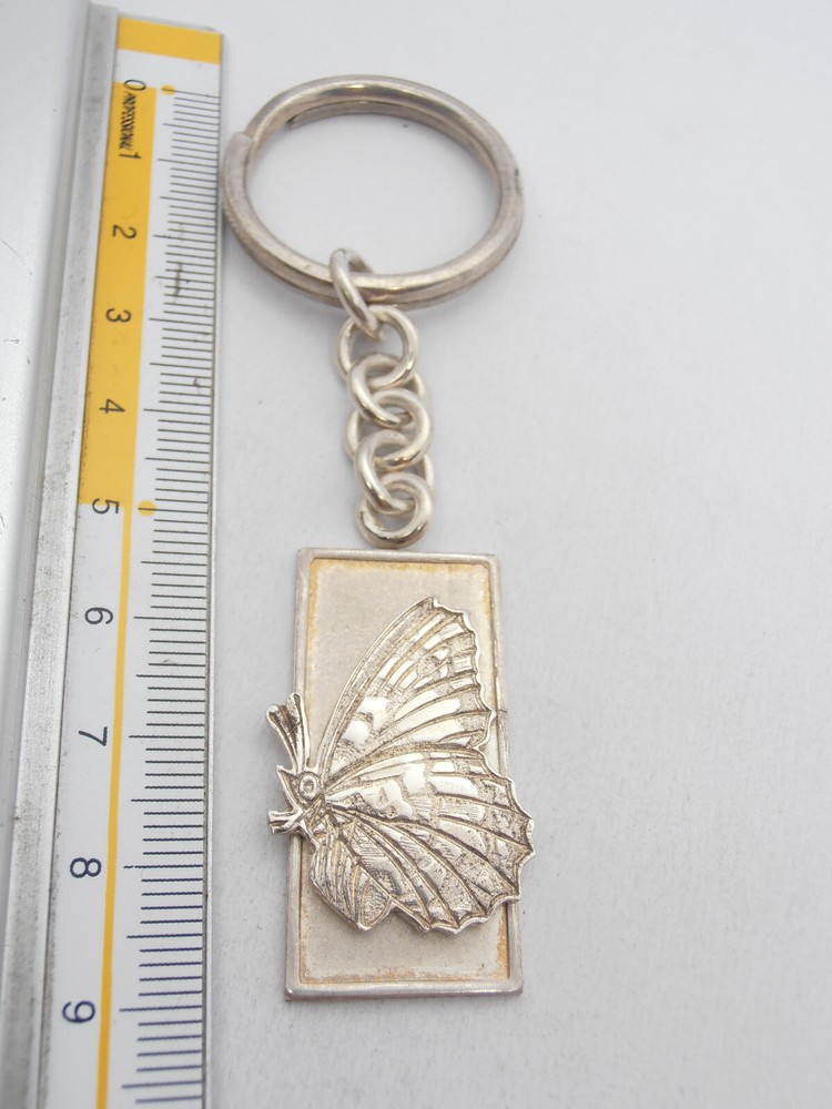 Butterfly: 925 Silver Keychain - Lepidopteran - Keys - Breeze -