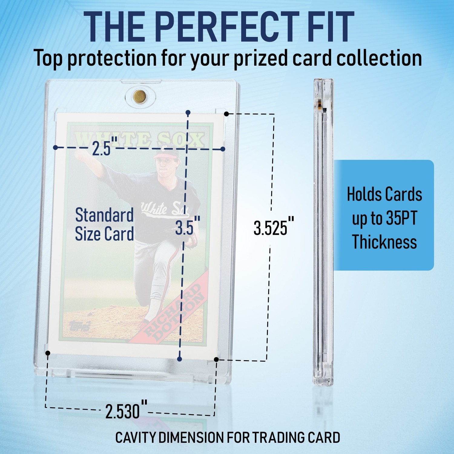 Premium One-Touch Magnetic Card Holders 35pt-360pt for Sports & TCG Trading Card