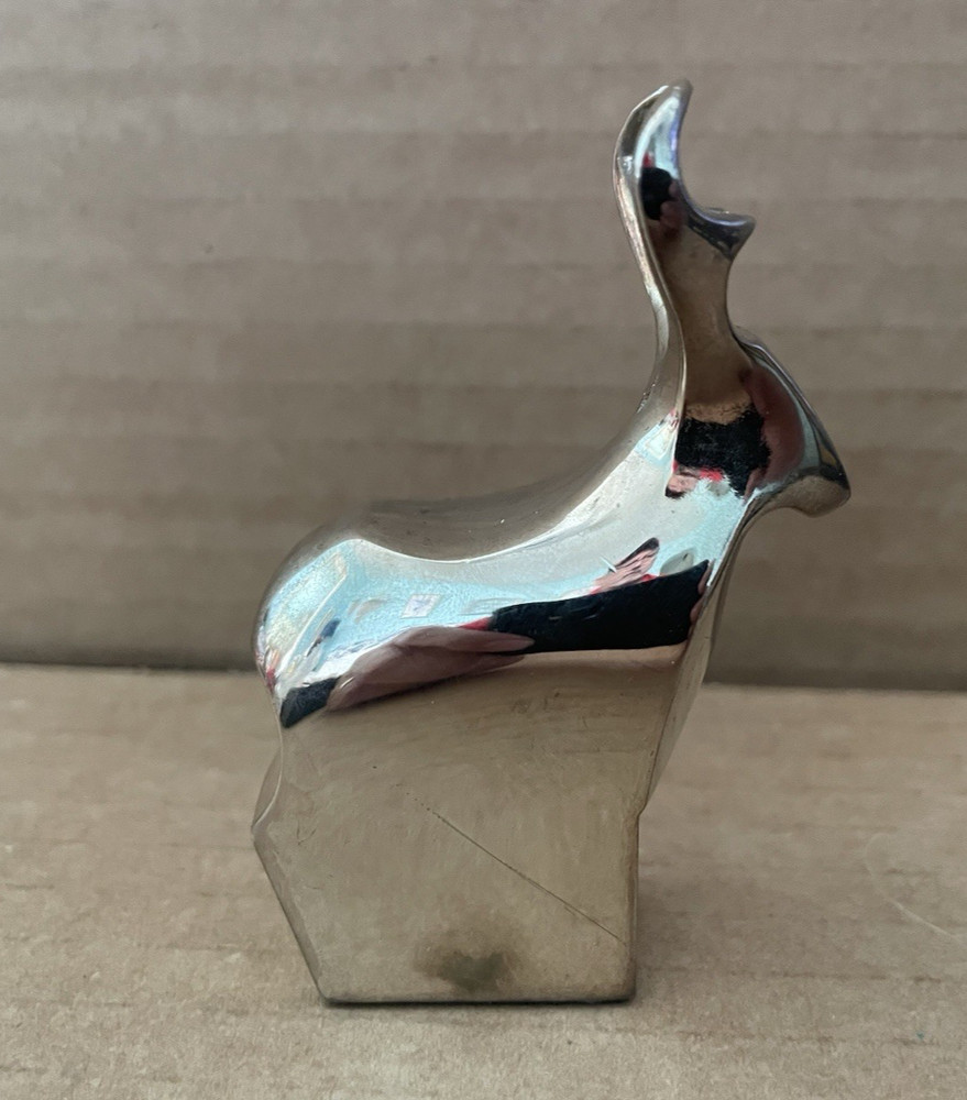 Vintage DANSK DESIGNS Silverplate Reindeer Japan w/ Box