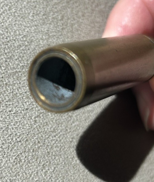 Vtg Brass BlackPowder Muzzleloading Shooting Adjustable Measure & Booklet