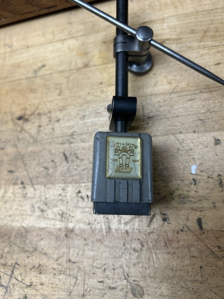 VINTAGE LUFKIN MITI-MITE MAGNETIC INDICATOR HOLDER