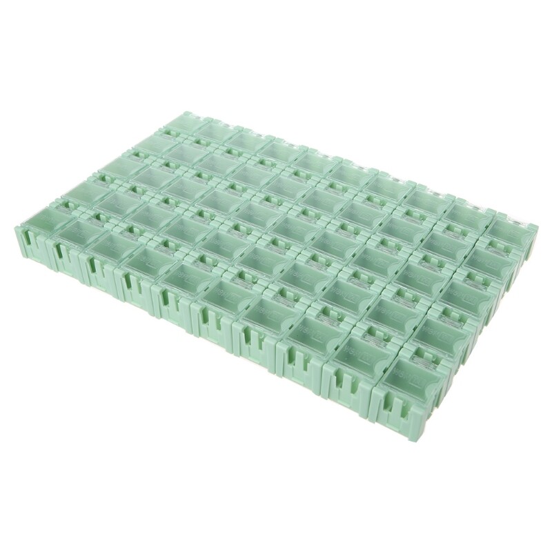 50 Pcs/Set SMD SMT Electronic Component Container Storage Boxes
