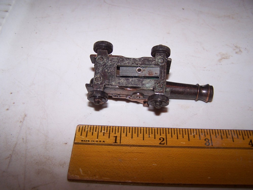 Vintage Metal CANNON PENCIL SHARPENER
