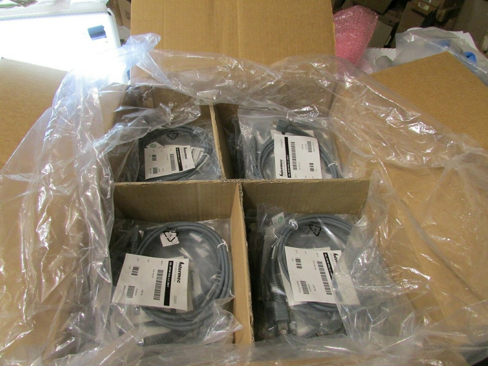 Intermec 6.5' Cables Keyboard Wedge x Mini-Din PS/2 Barcode Scanner 236-186-001