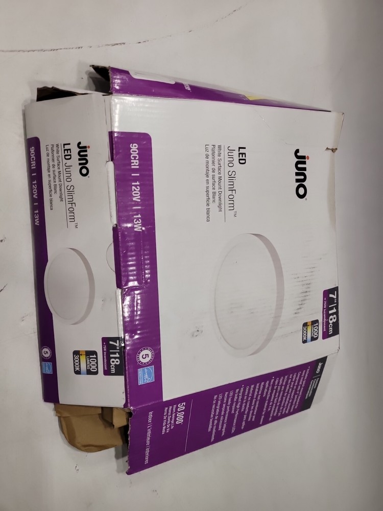 Juno Lighting Juno Slimform Led 7 in. 13-Watts 3000k Surface Mount Downlight