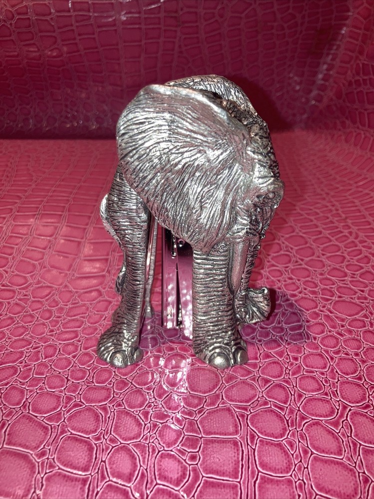 Frankli Wild Pewter Elephant Stapler , Rare .
