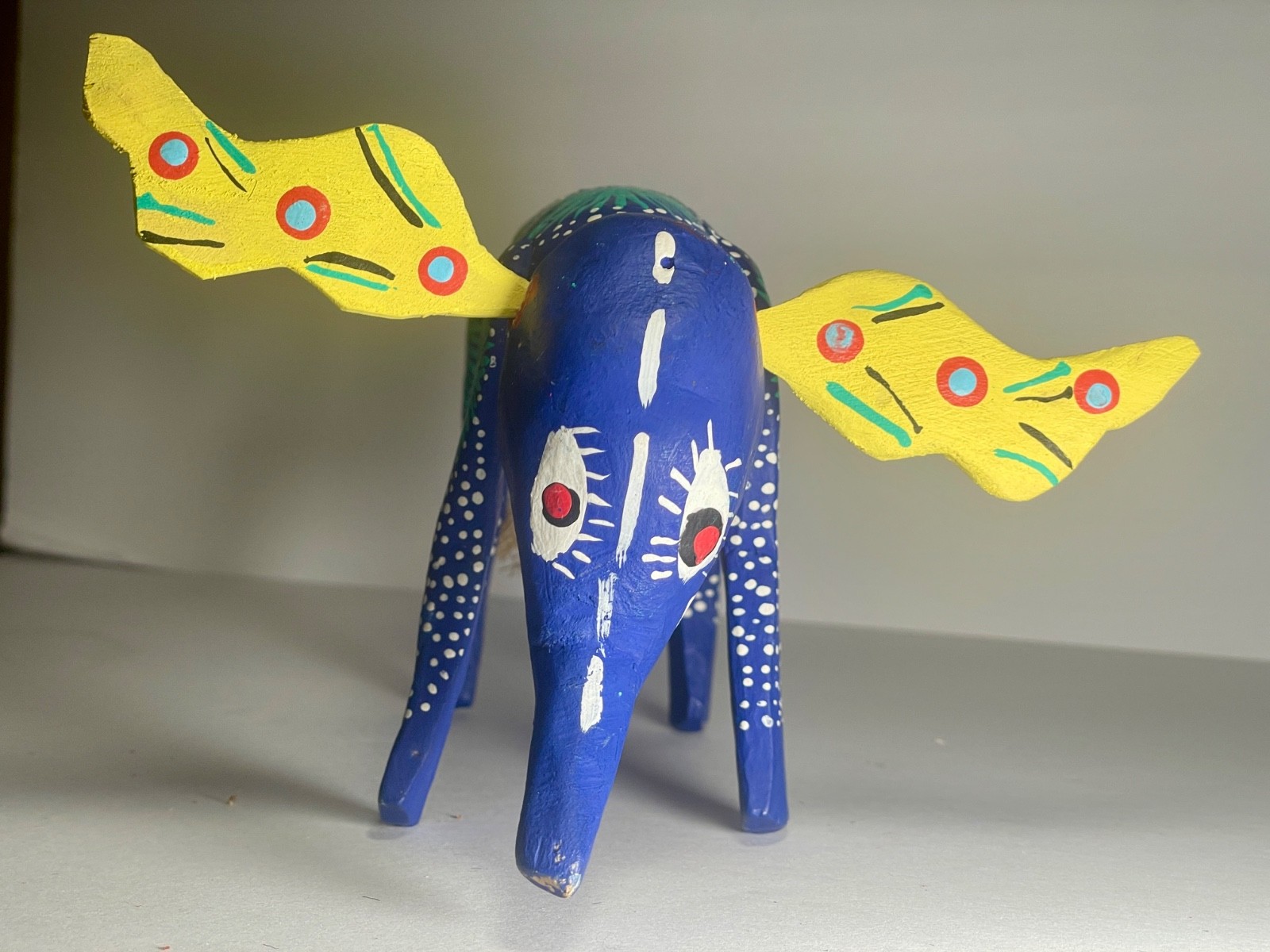 Manuel Jimenez~Oaxaca Alebrije Wood Animal Carving! Rare Early Piece of His!