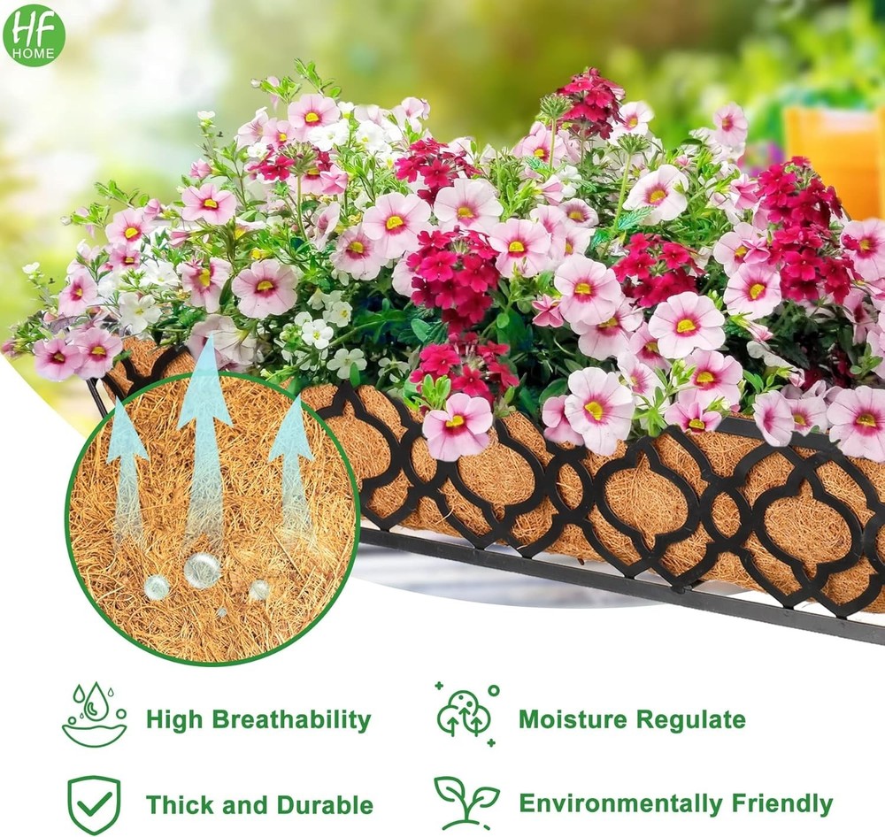 Set of 2 Window Deck Coco Liner Replacements