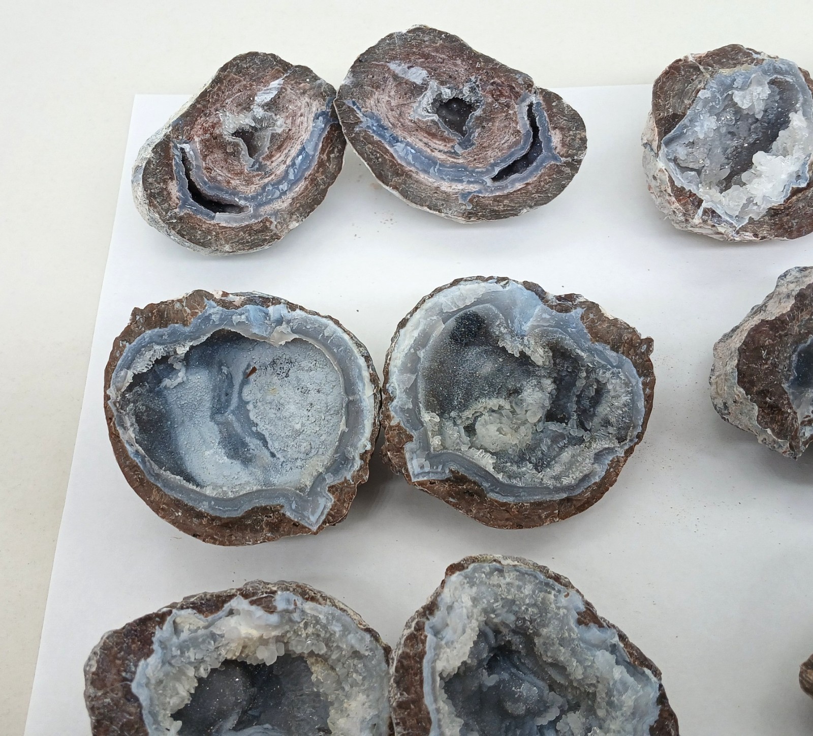 Bulk 2 Pound Group of Small Utah Dugway Geodes Thundereggs 1.50-2.00"