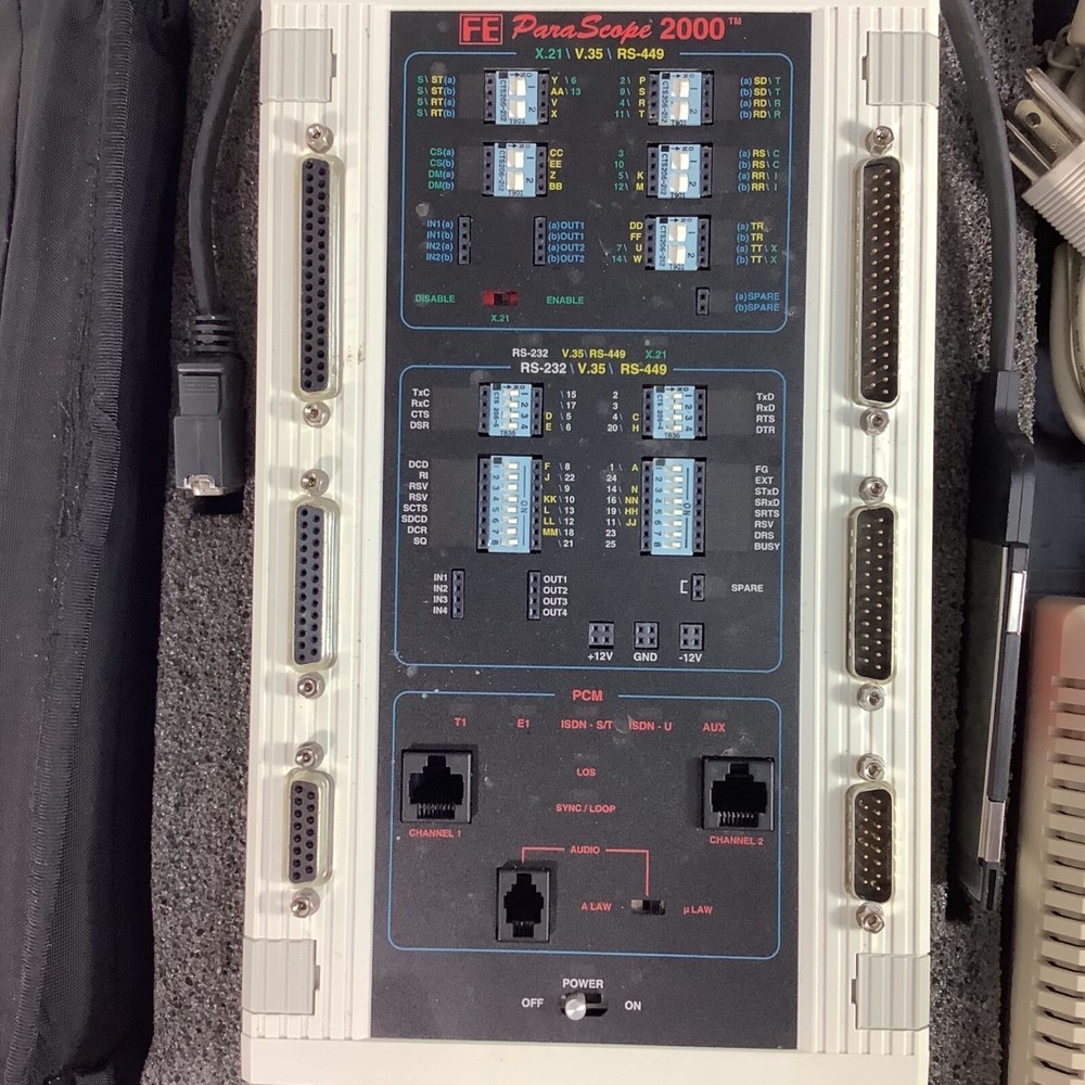 FE Parascope 2000 IT Computer Analyzer W/ Case