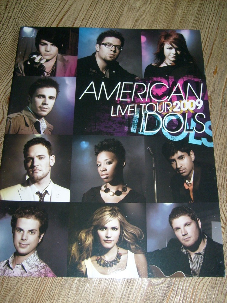 American Idol Concert Tour Program  2009 Kris Allen  Adam Lambert  Danny Gokey