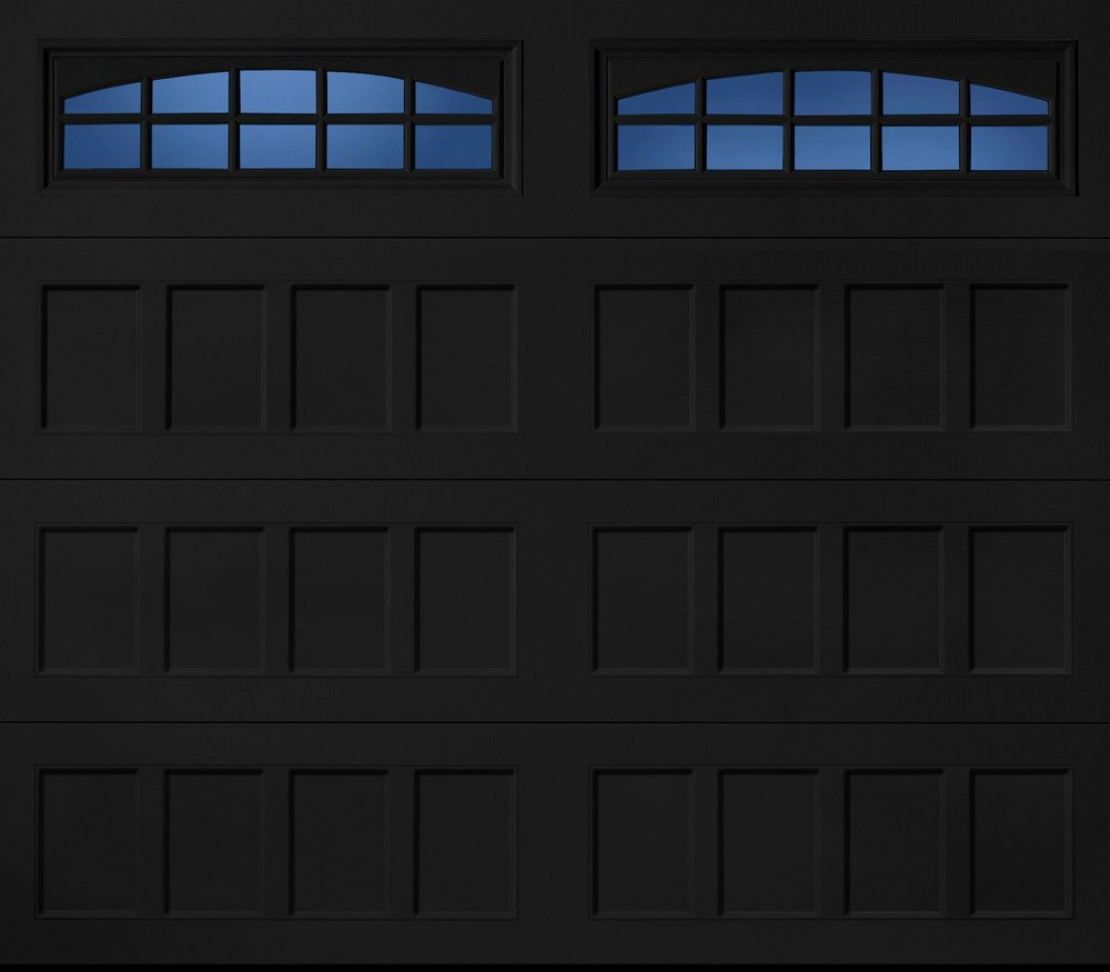2 Amarr Cascade Replacement Inserts for Long Panel Amarr Garage Doors Black