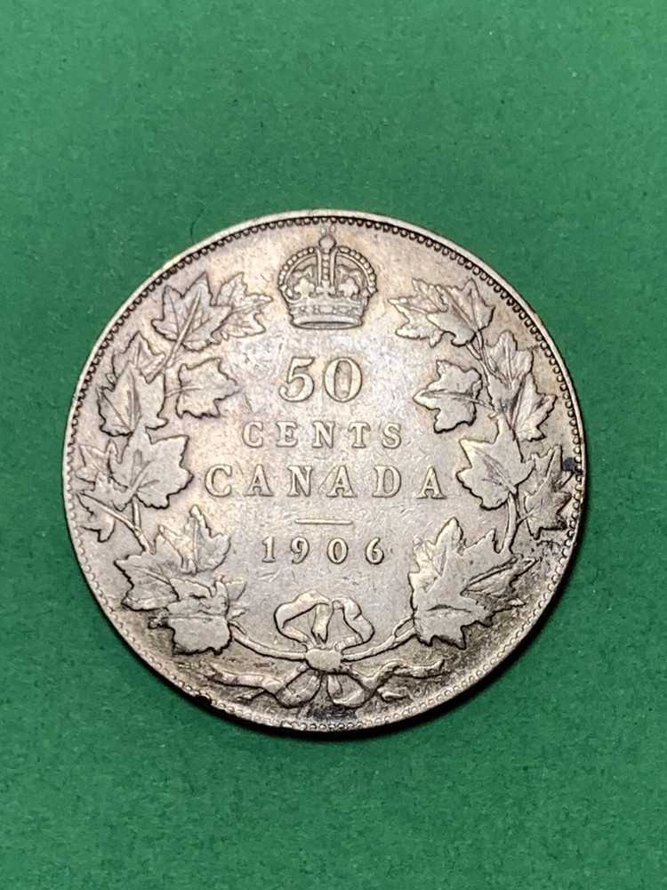 1906 Canada Silver 50 Cents (A1227)