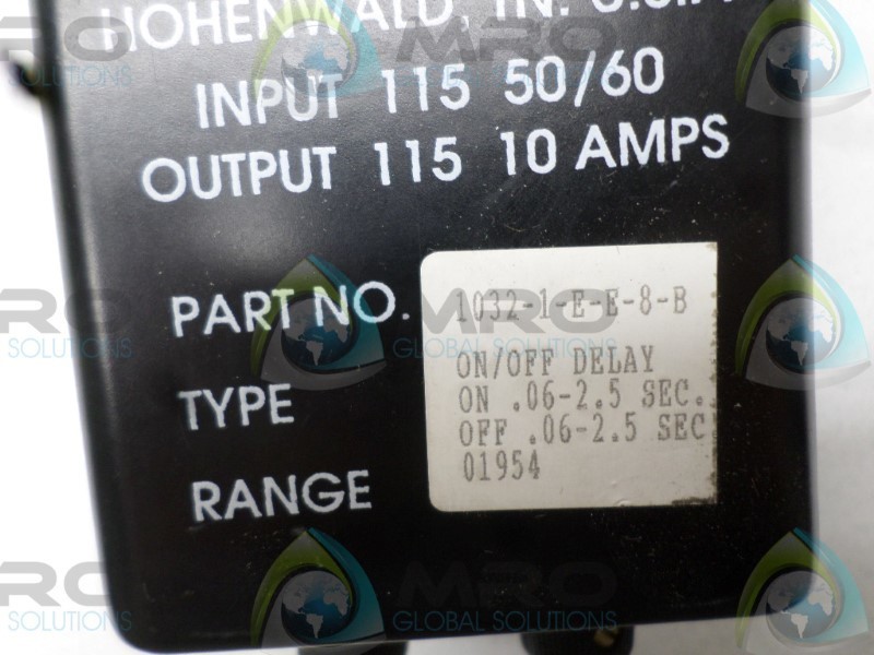 ISSC 1032-1-E-E-8-B RELAY 115V NSNP