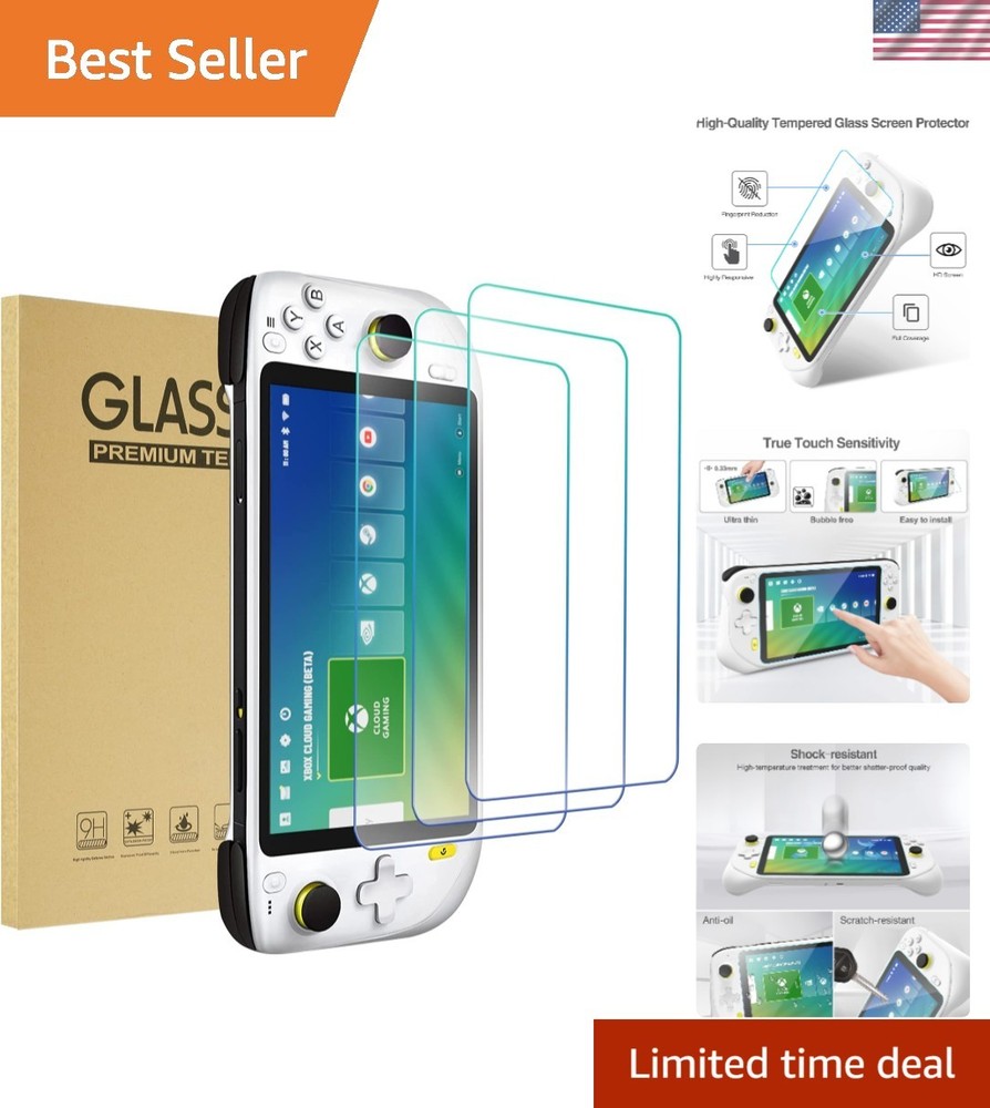 Tempered Glass Protector Set for Logitech G Cloud 7-Inch - 9H Scratch Resistance