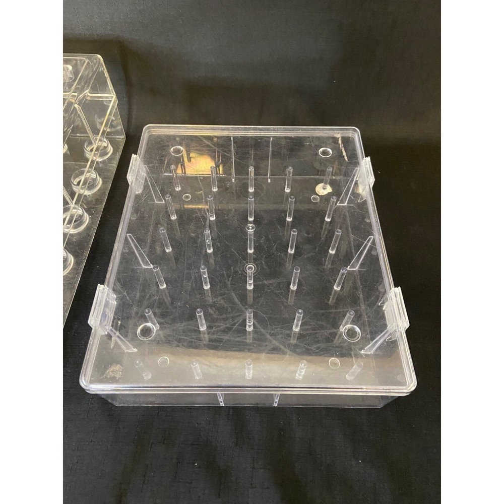 Large Plastic Sewing Thread Holder Case Boxes set of 3