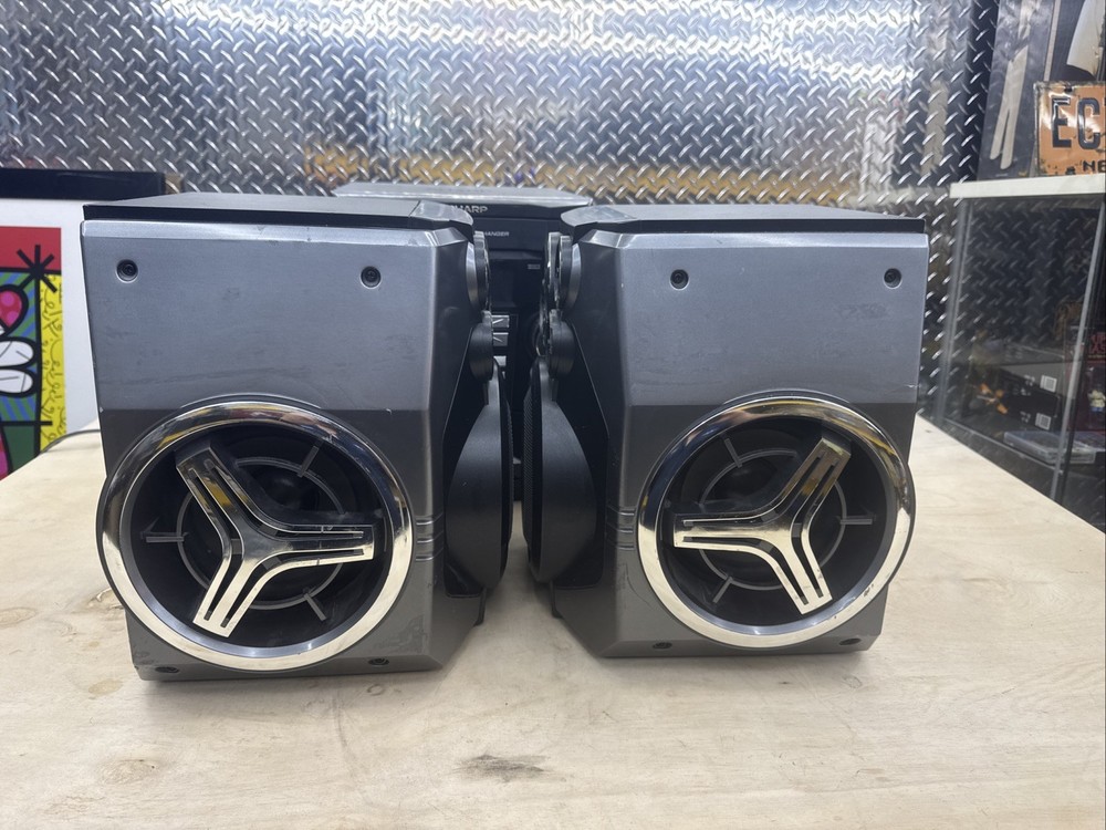 Sharp 3 Disc CD-R/RW Dual Casette X-Bass Mini Component System CD-E99
