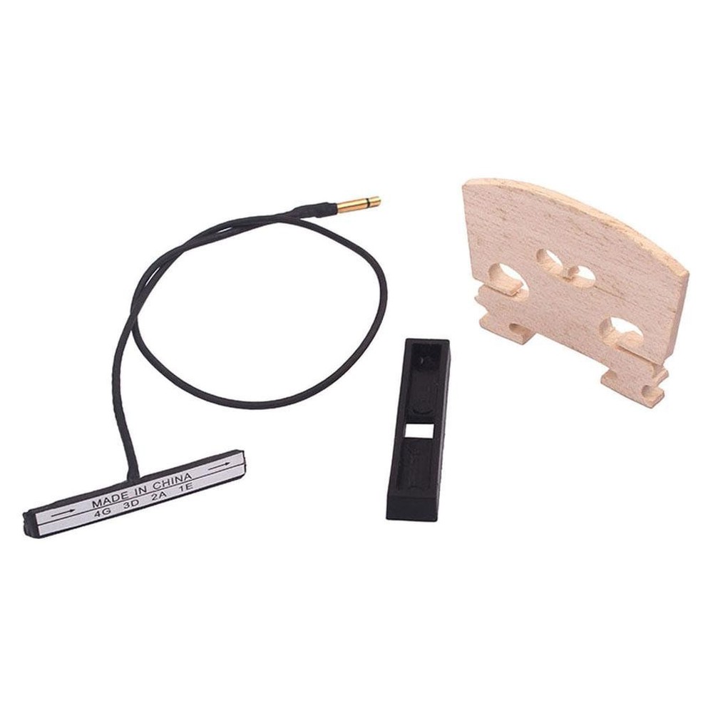 Double Violin Bridge System Piezo Pickup Base Set for Bass