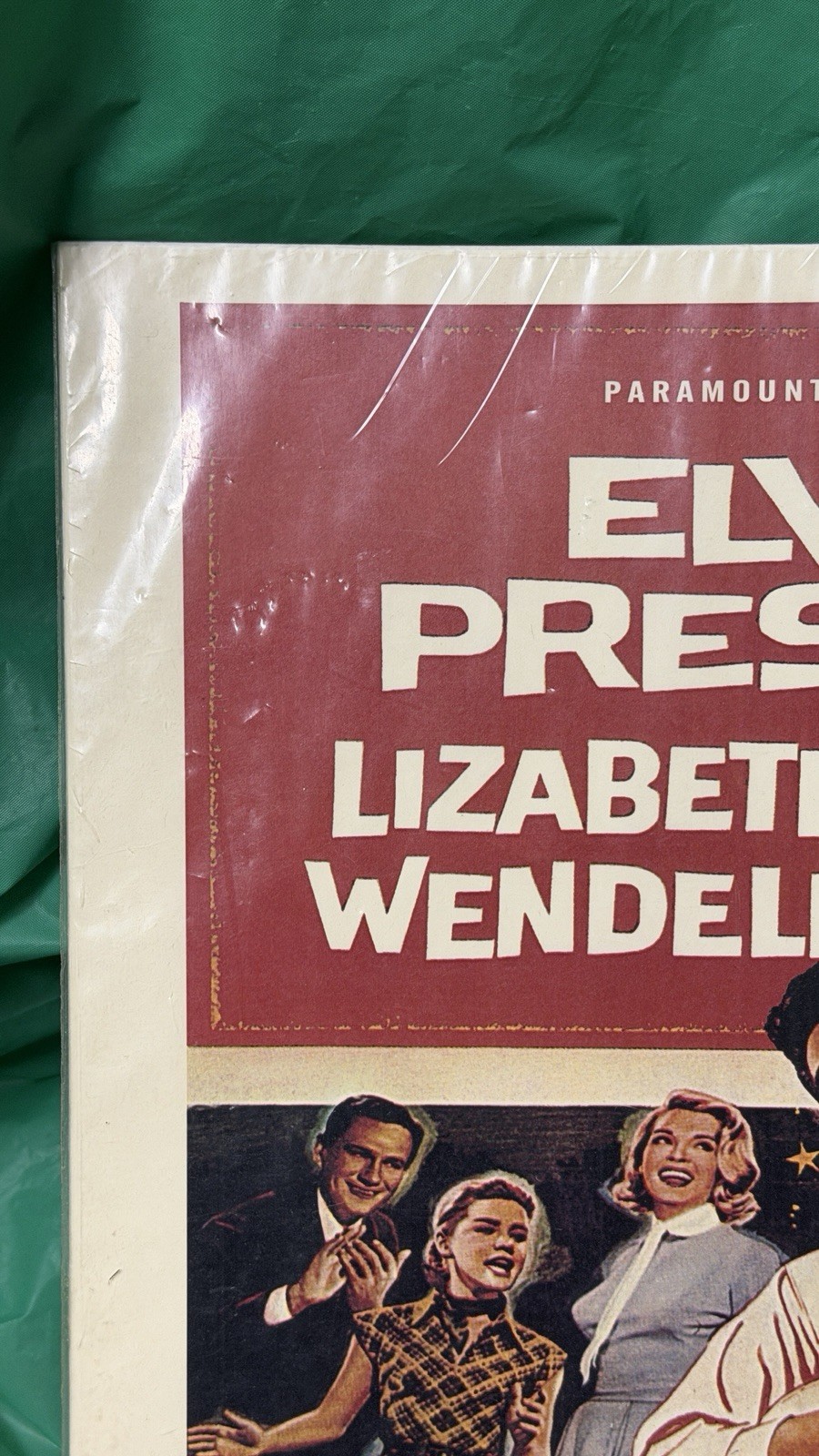 Vintage Elvis Presley Loving You 1957 Original Movie Poster Paramount