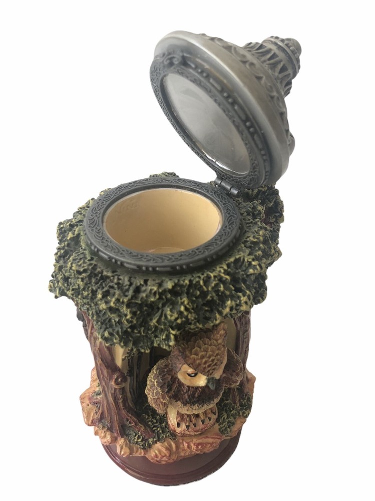 Nini Mini Wise Owl Beer Stein Trinket Holder Barware Decor