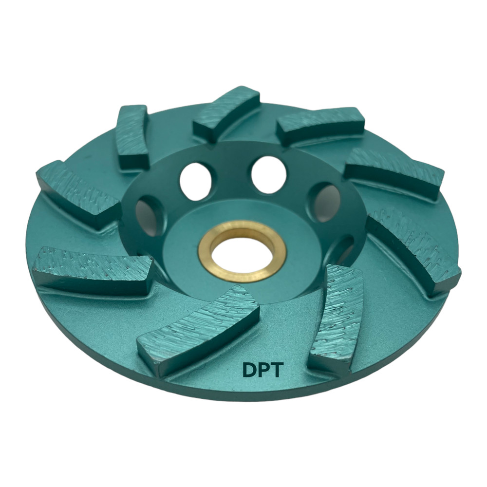 3 Pack 4" Diamond Segment Grinding Cup Wheel Disc For Concrete Stone Grinders