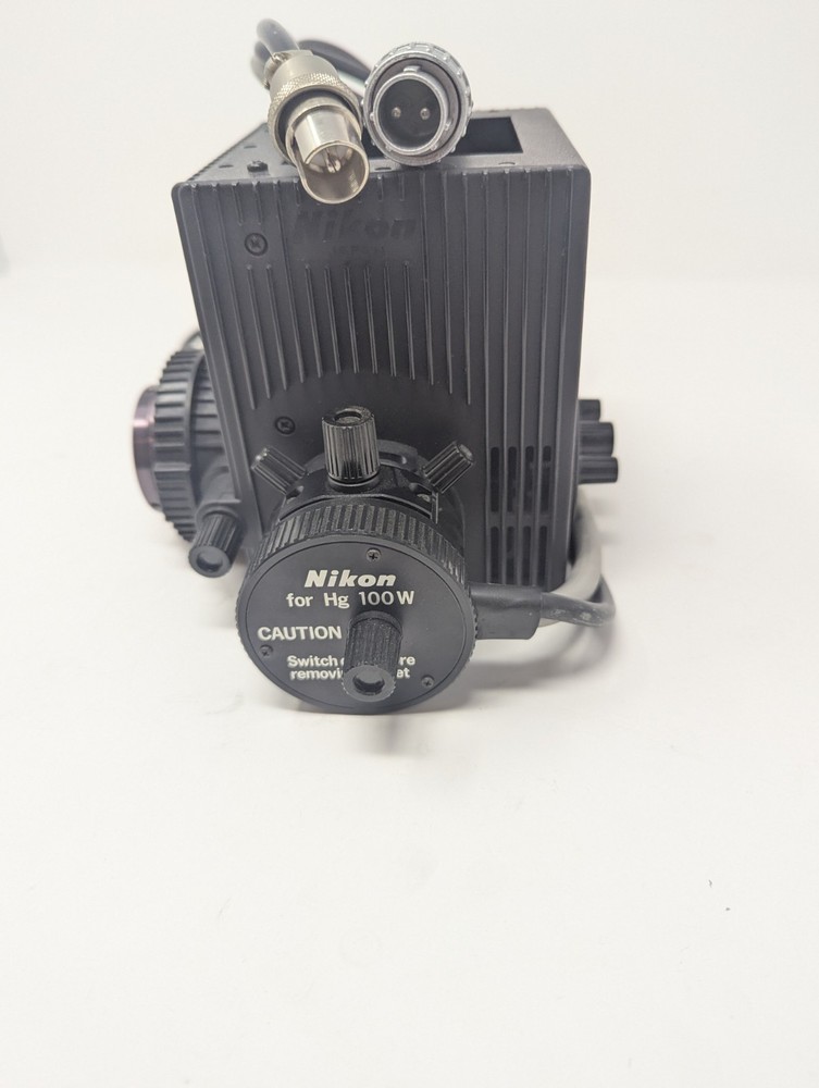 Nikon Microscope 100W Mercury Lamp Housing Hg Lamp Source Fluorescence