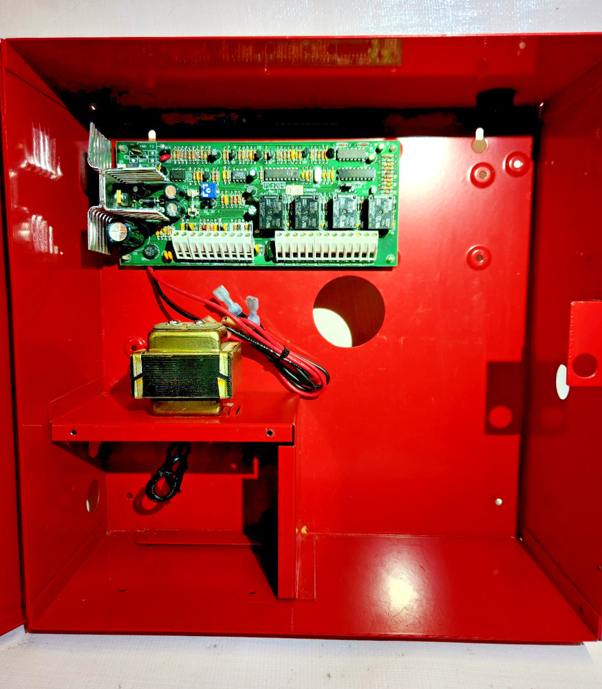 DSC MAXSYS PC4204CF Fire Alarm Power/ Relay Output Module + Cabinet, Transformer