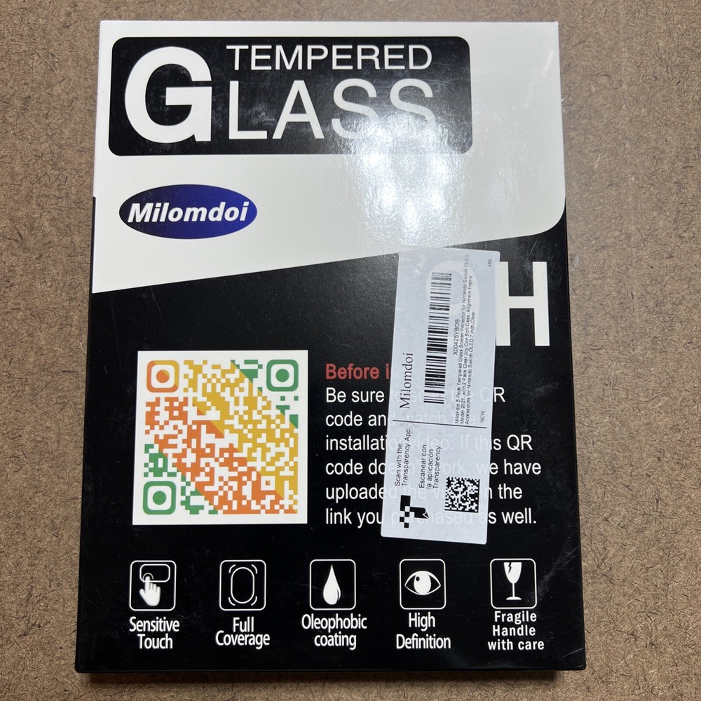Nintendo switch Oled Screen Protector 5 Pk New Unopened Box