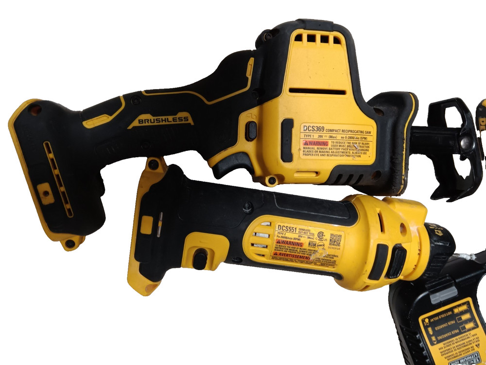 DeWalt Toughsystem Modular Cordless Tools Toolbox Backpack Contractors Combo Set