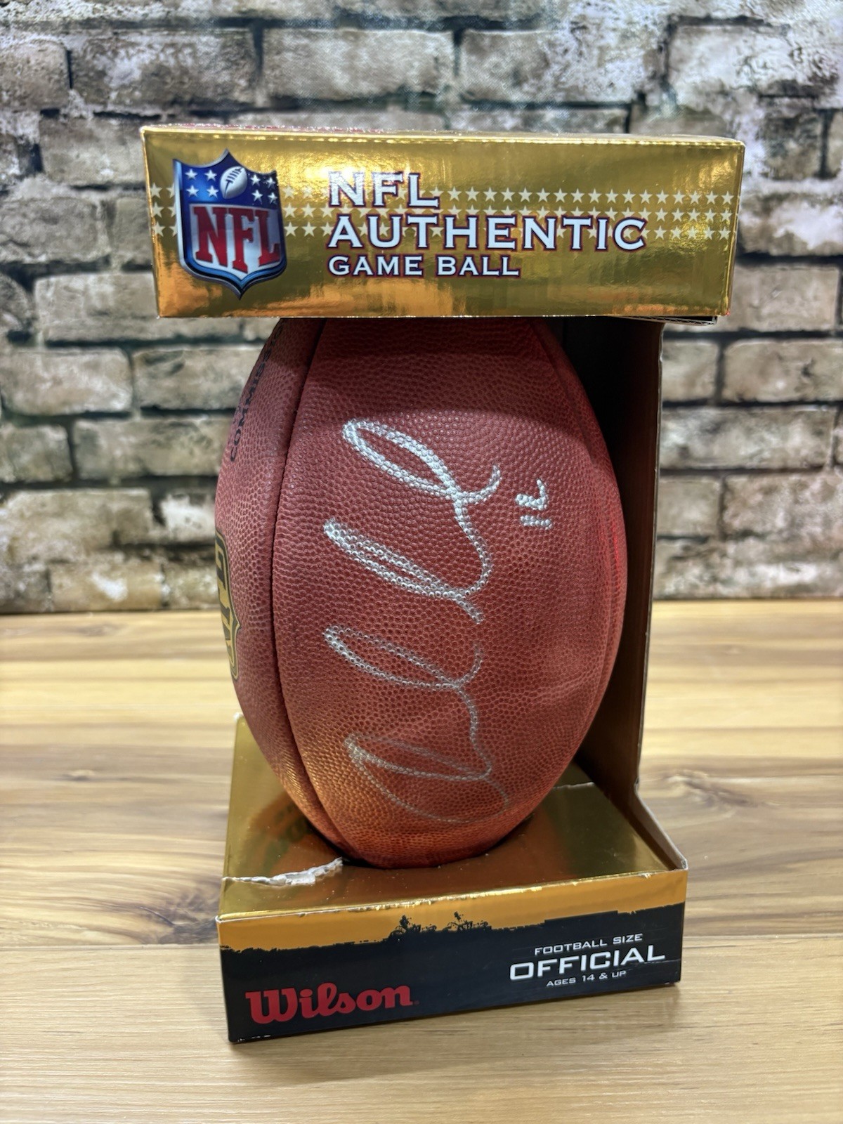 Andrew Luck Indianapolis Colts Signed “The Duke” Football