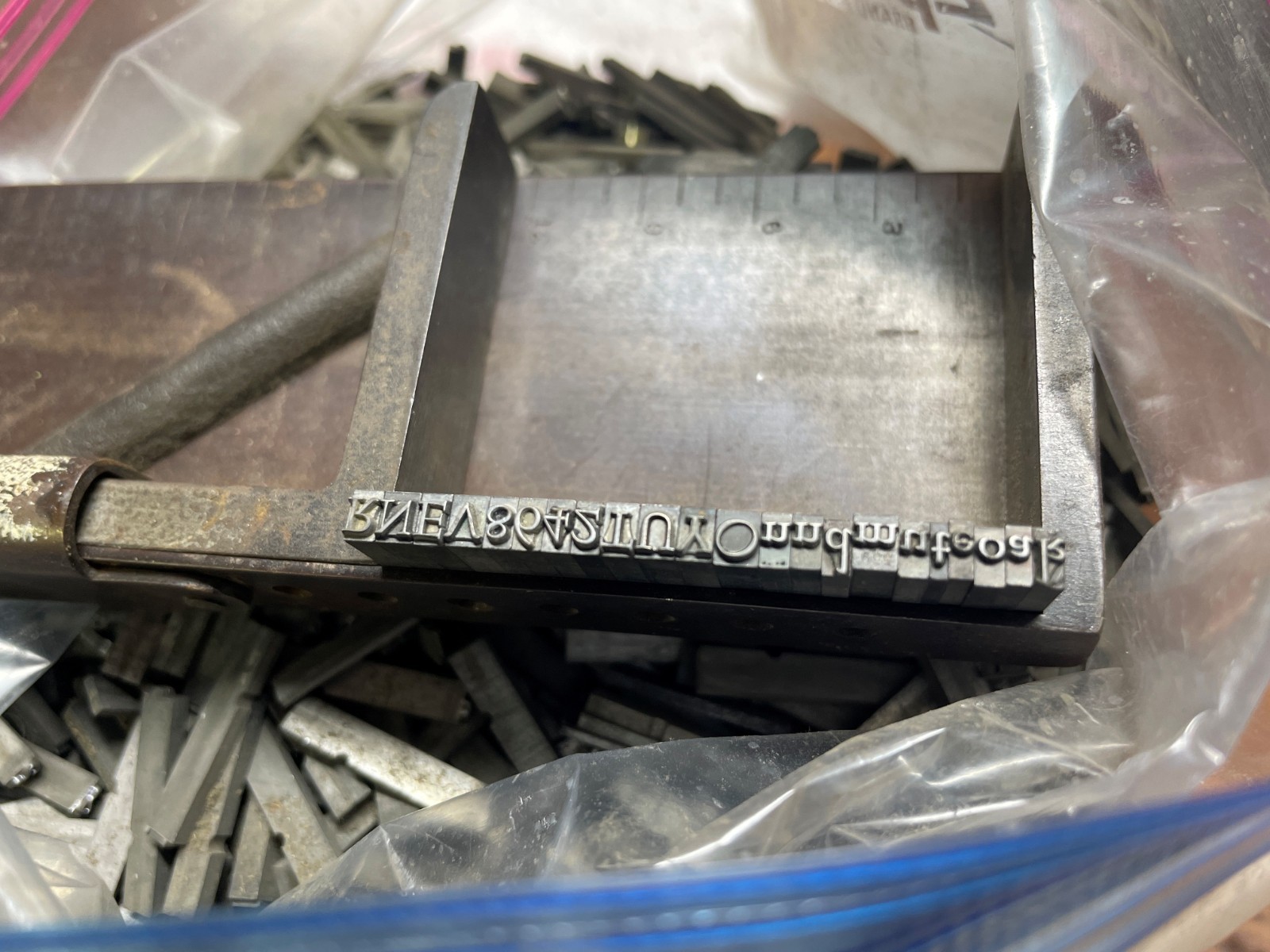 LETTERPRESS LEAD TYPE 12 pt. BERNARD