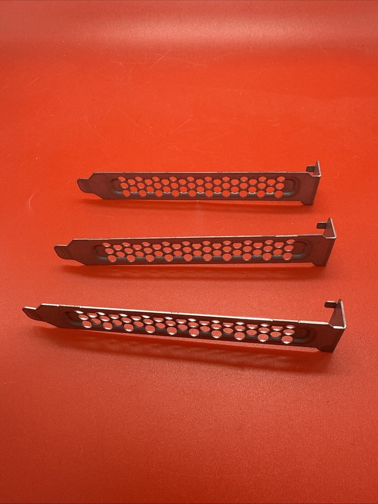 Quantity 3 - IBM Power8 Full Height PCI-e Vented Covers