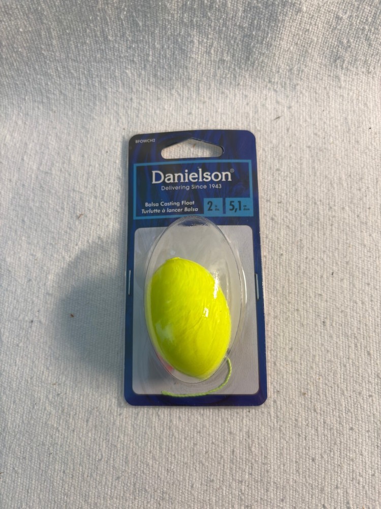 DANIELSON BALSA CASTING FLOAT 2 In da. NEW