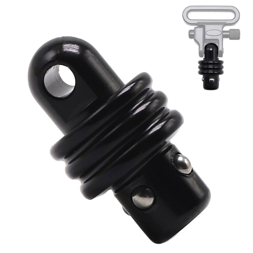 2 Pack QD Sling Swivel Mount Stud Push Button Detach Adapter 360° Rotation Base