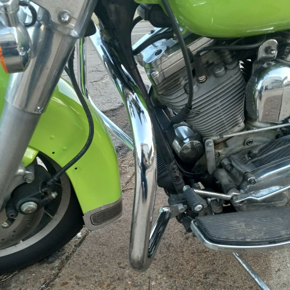 Engine Guard Highway Crash Bar For Harley Touring Road King Electra Glide 97-08