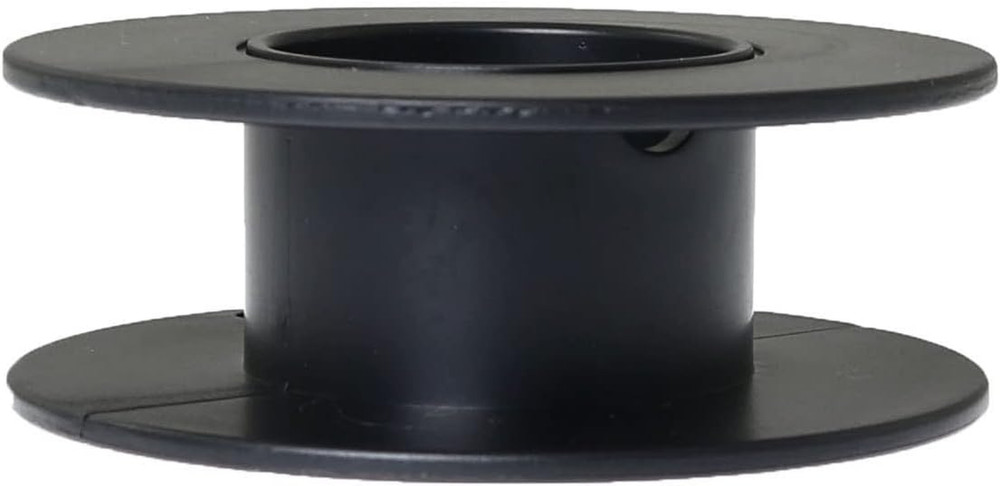 Plastic Spool 8Pcs 55Mm Black Bobbin Empty Spools for Embroidery Thread, Yarn,