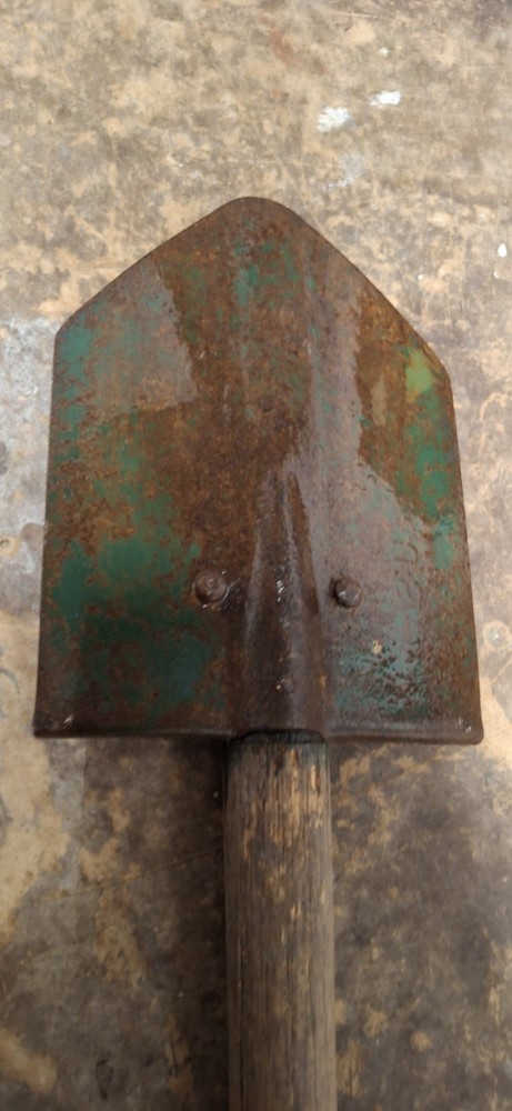 WW2 USMC M43 Entrenching Tool, Modified With Fixed Handle. Rare