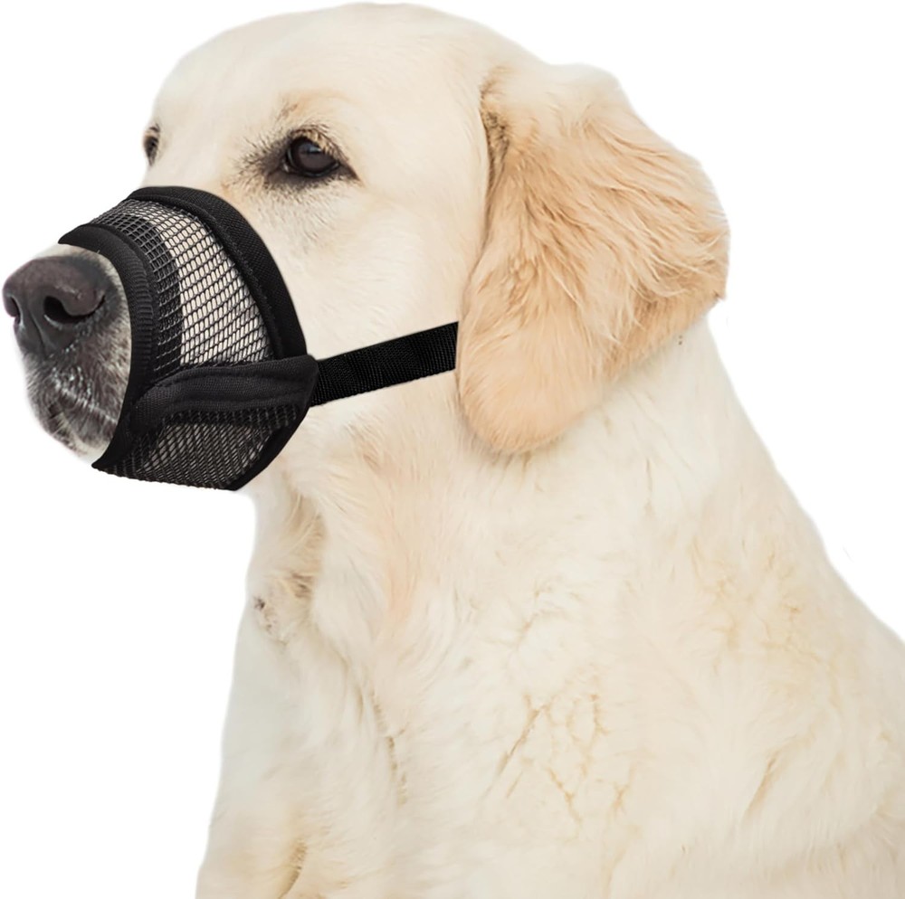Dog Muzzle Small Dogs – Soft Air Mesh Small Dog Muzzle Breathable Muzzles to