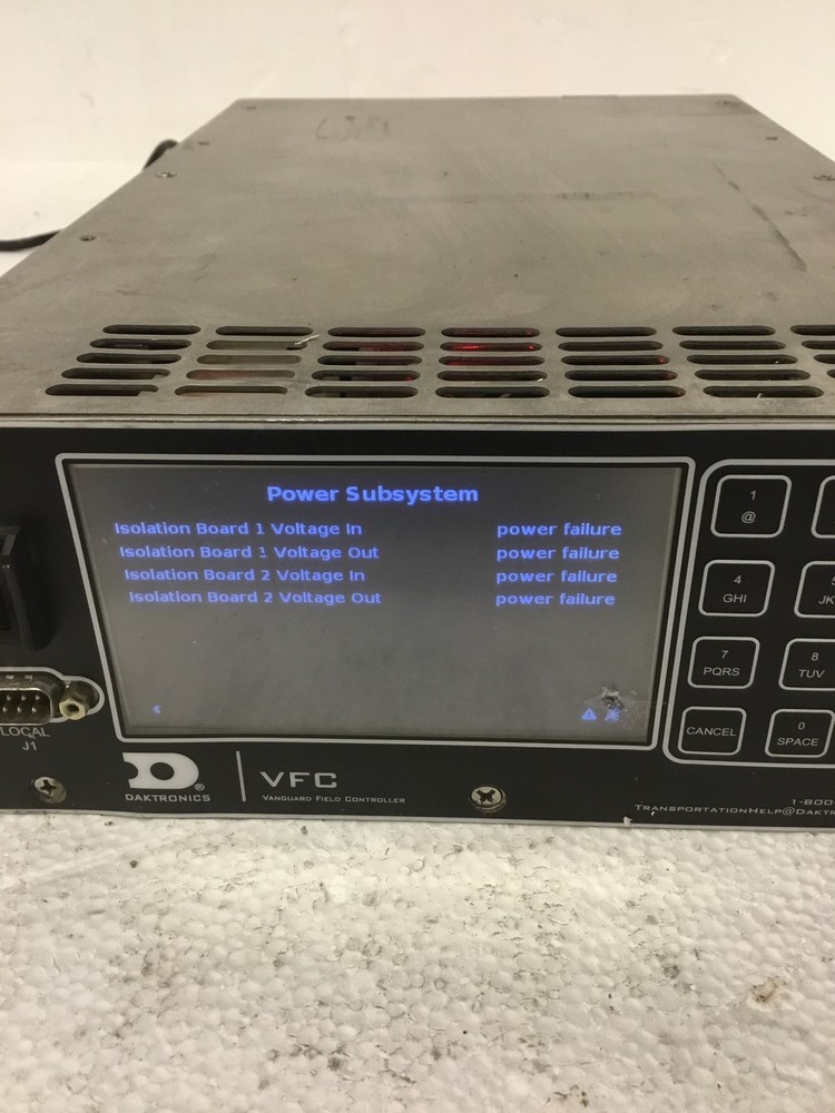 Daktronics S-1241 Vanguard Field Controller VFC 4" LCD Display FREE SHIP READ