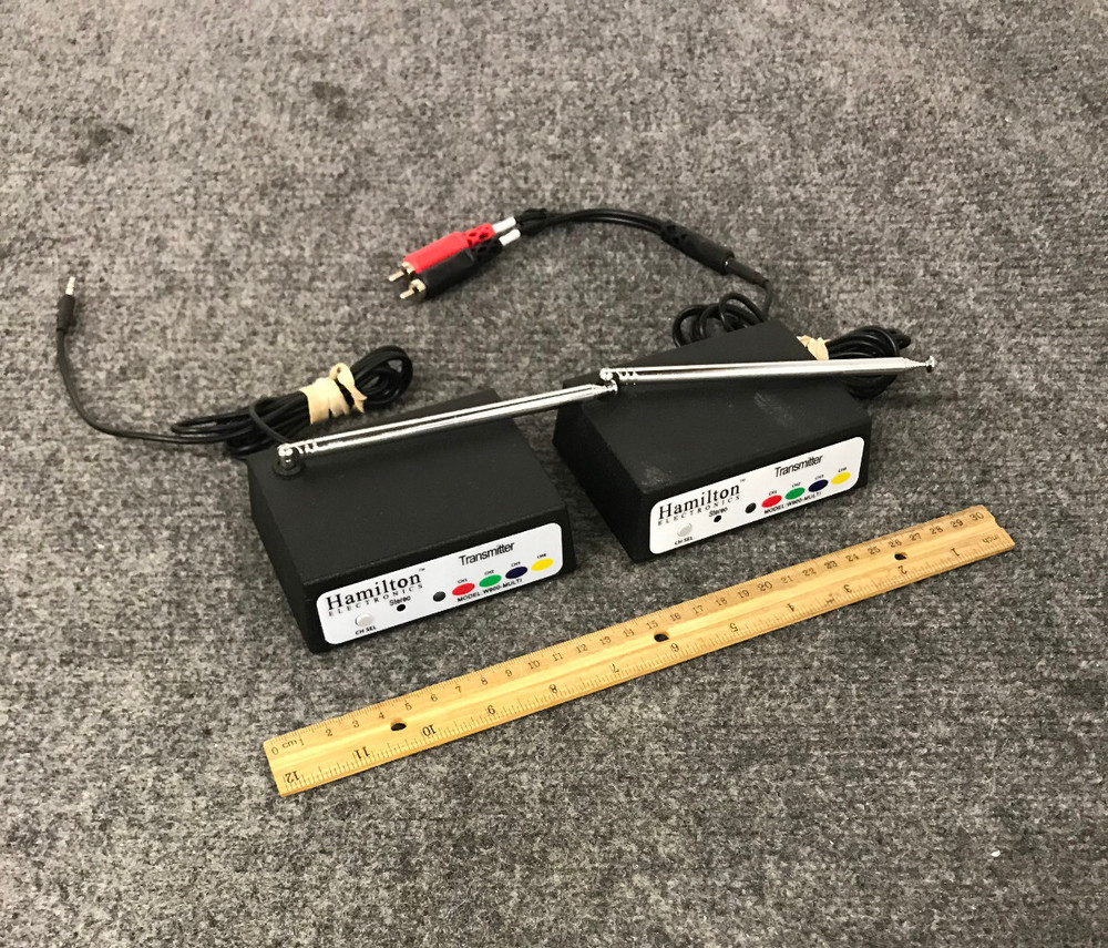 Lot of 2 Hamilton Electronics W900-MULTI Series Multi-Channel Transmitter
