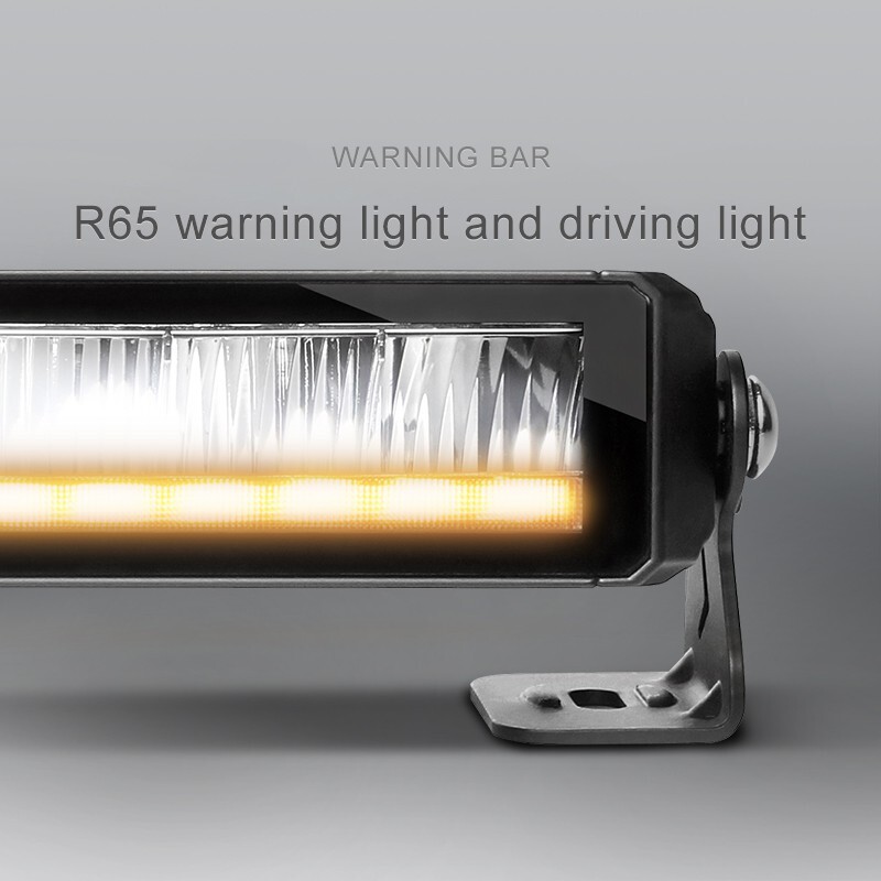 14" Led Light Bar Position Emergency Warning Hazard Flash Strobe Beacon Amber