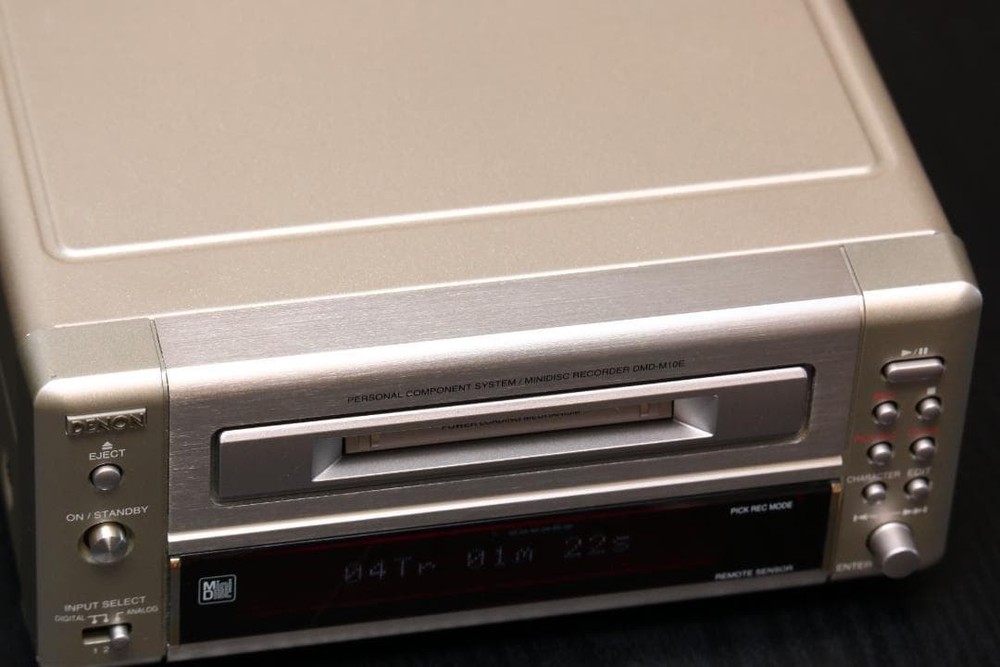 DENON DMD-M10E MiniDisc Recorder MD Deck MD Player Maintenance completed