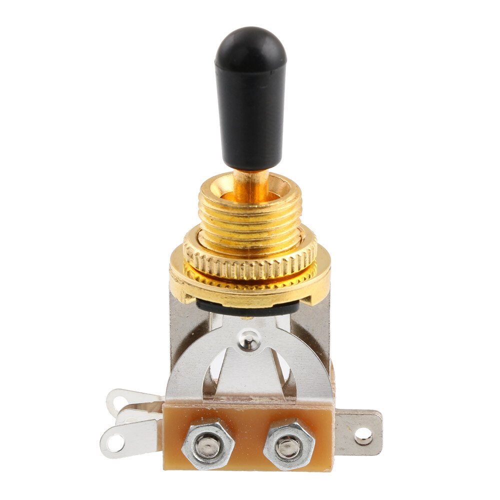 5PCS Gold Deluxe 3-Way Guitar Pickup Selector Switch Guitar Toggle Switch