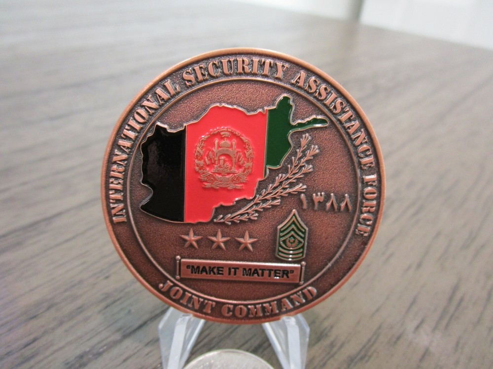 International Security Assistance Force Joint Command ISAF GWOT Challenge Coin