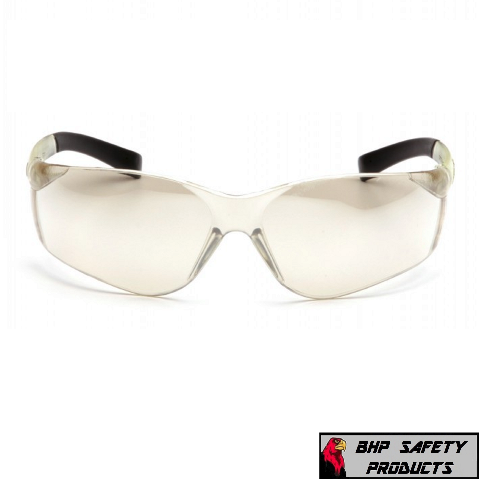 (6 PAIR) PYRAMEX ZTEK SAFETY GLASSES INDOOR/OUTDOOR LENS I/O MIRROR S2580S