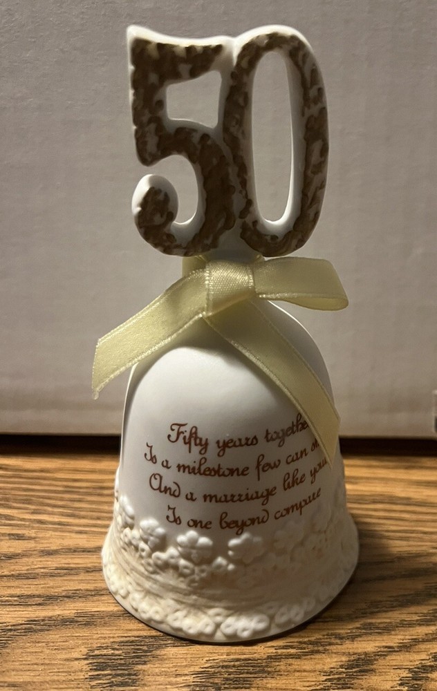 1983 Enesco 50th Anniversary Commemorative Bell