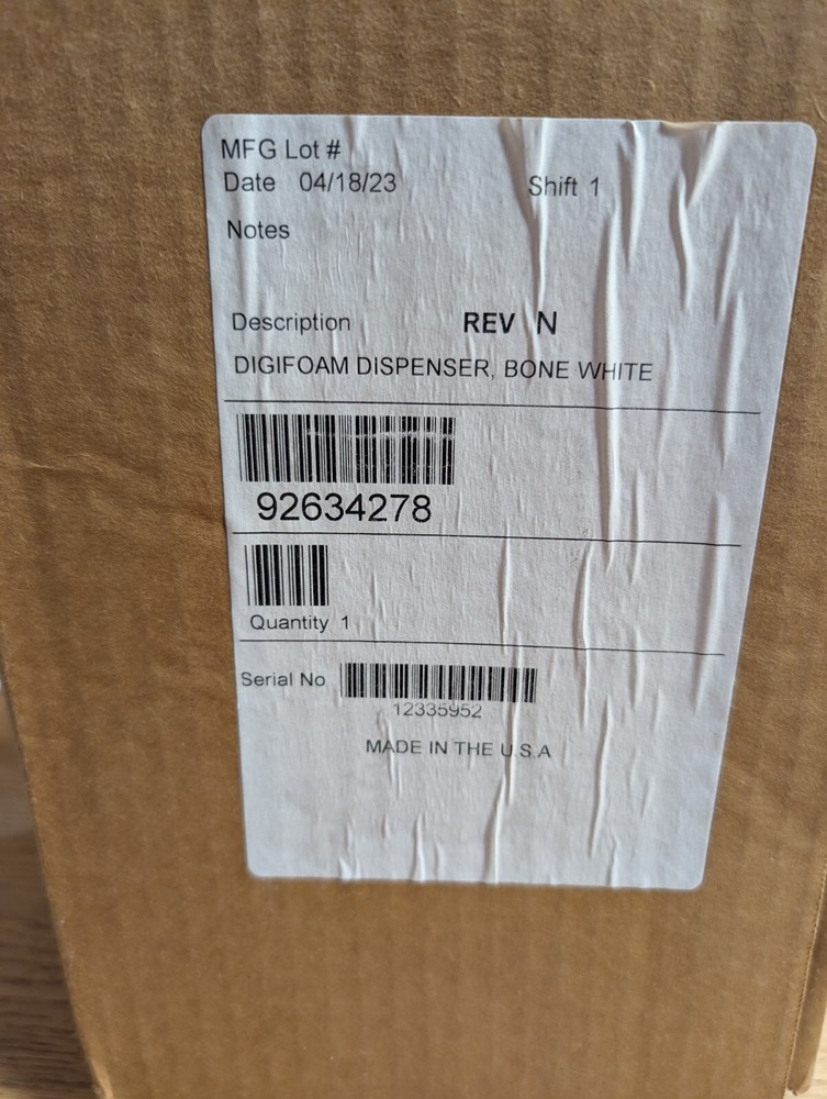 Ecolab Digifoam Dispenser New