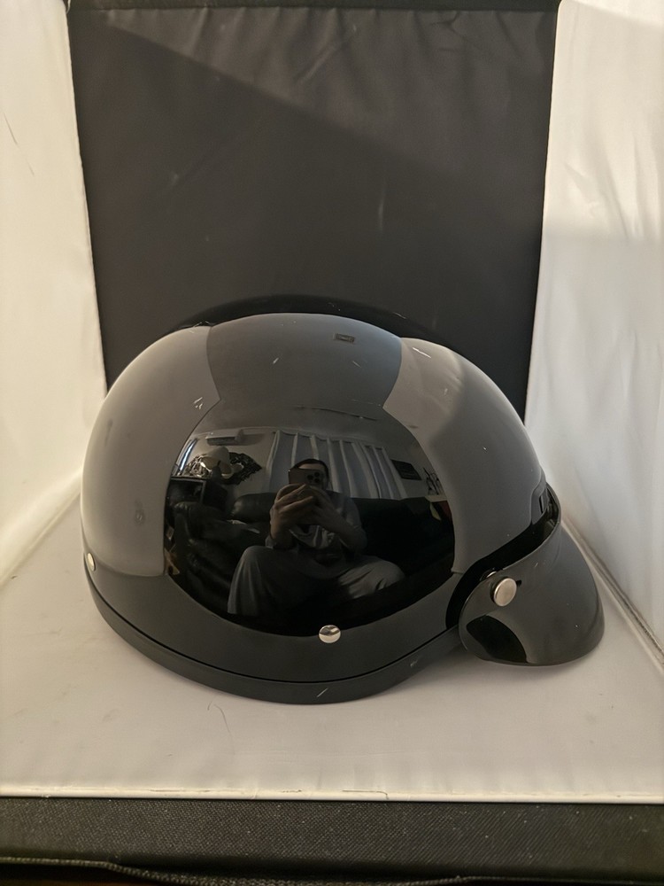 Motorcycle HELMET-BLACK